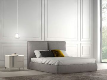 BOMB GOLD - Double bed with upholstered headboard by CASA +39 - view 2
